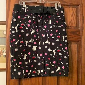 Mix it vibrant midi skirt